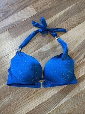 Victorias Secret Jewel Halter Swim top